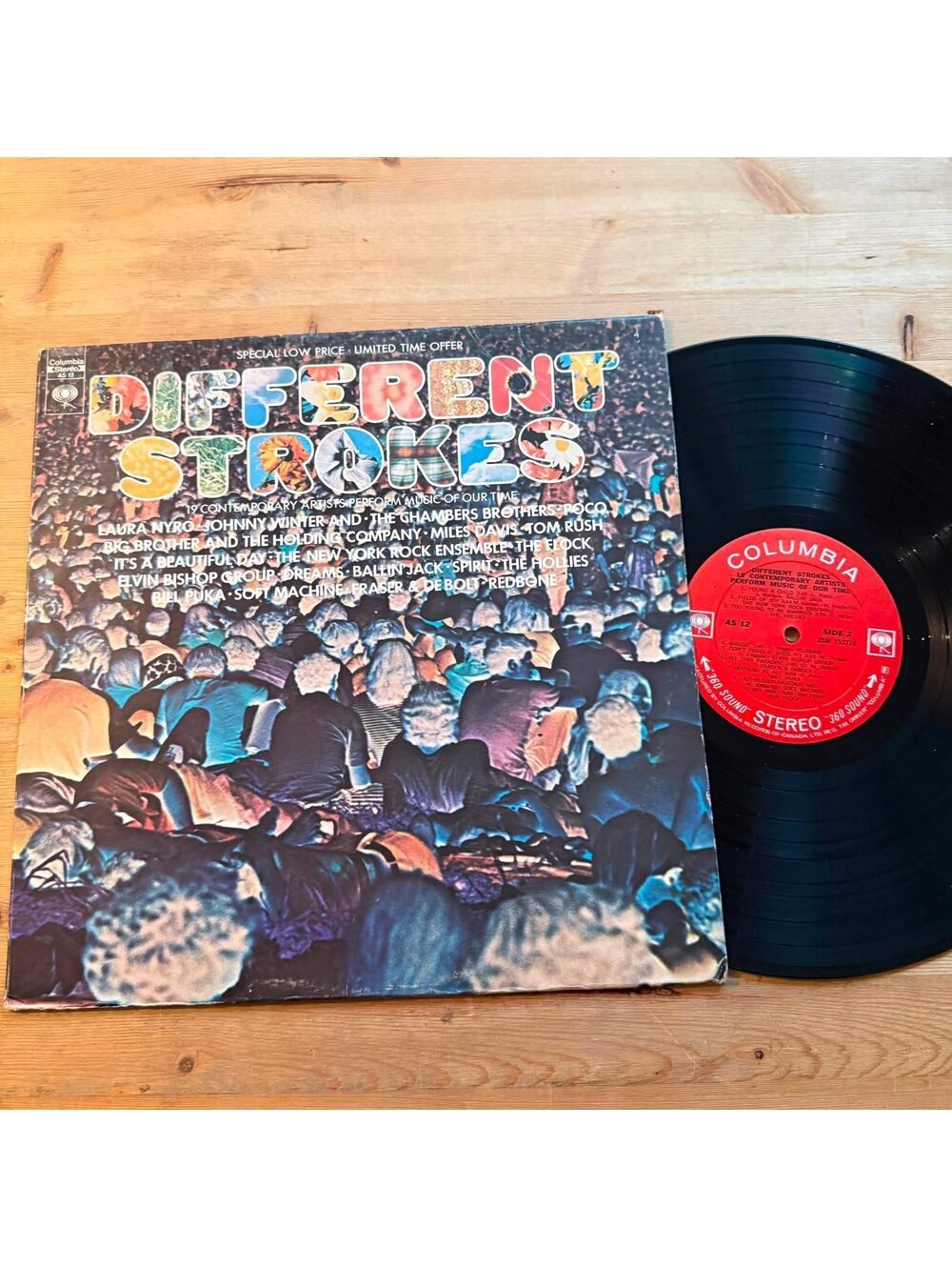 Various - Different Strokes 19 Contemporary Artists 33rpm VG+ VR24